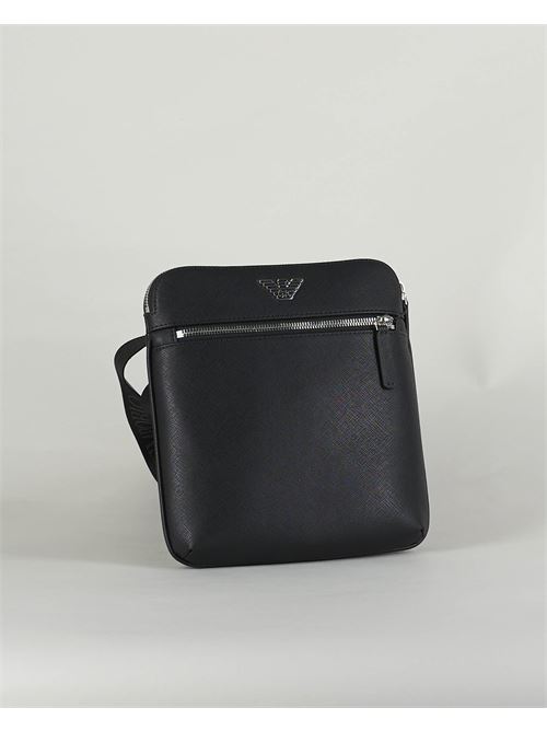 Flat shoulder strap in regenerated saffiano leather with ASV eagle plate Emporio Armani EMPORIO ARMANI | Bag | Y4M185Y138E81072